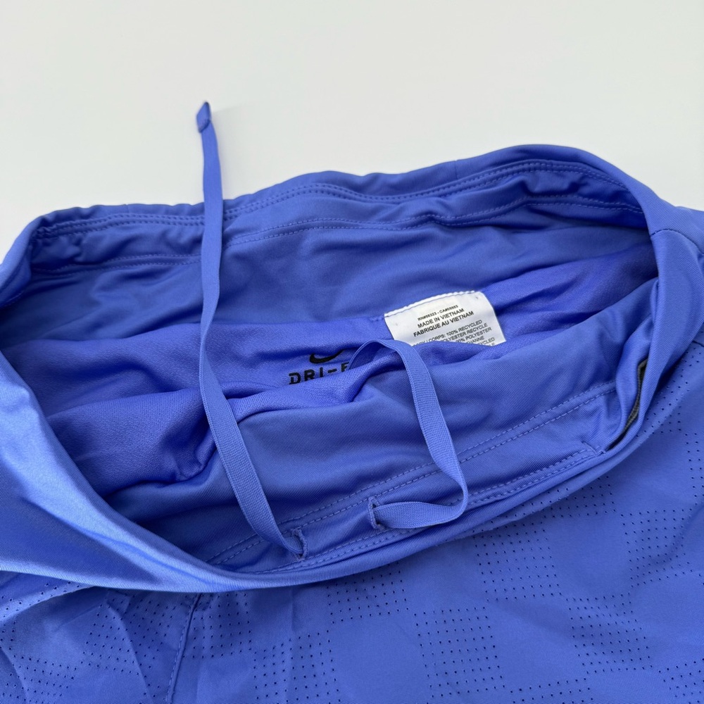 Nike Blue Athletic Shorts Lightweight Elastic Waist - Picture 6 of 9